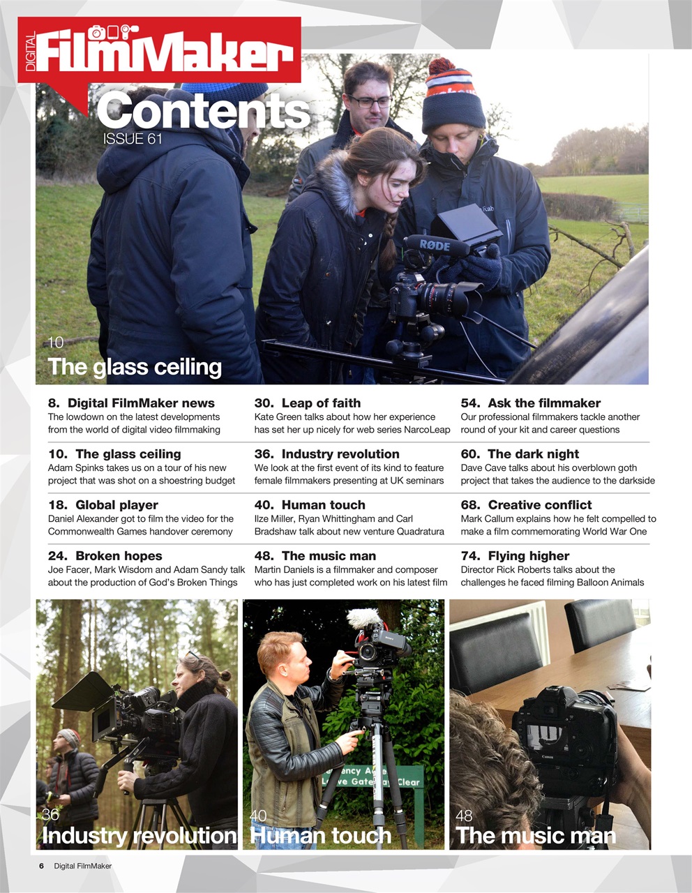 Digital FilmMaker Preview Pages