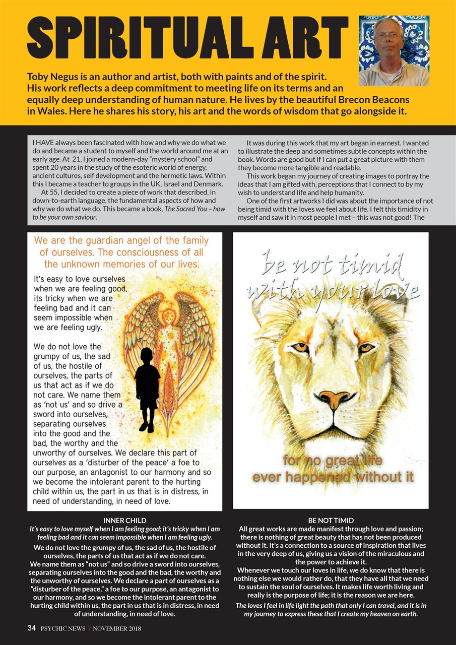 Psychic News Preview Pages