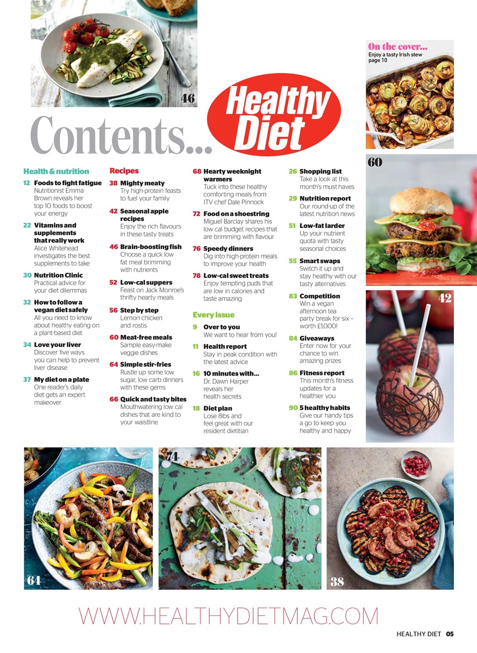 Healthy Diet Preview Pages