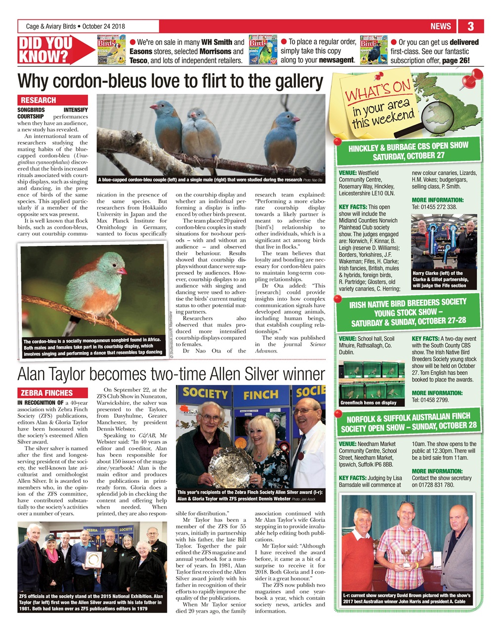 Cage & Aviary Birds Preview Pages