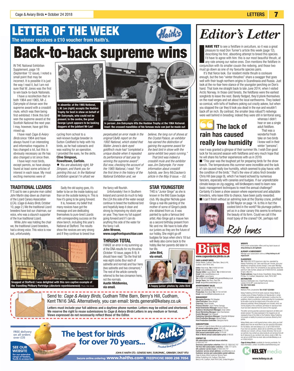 Cage & Aviary Birds Preview Pages