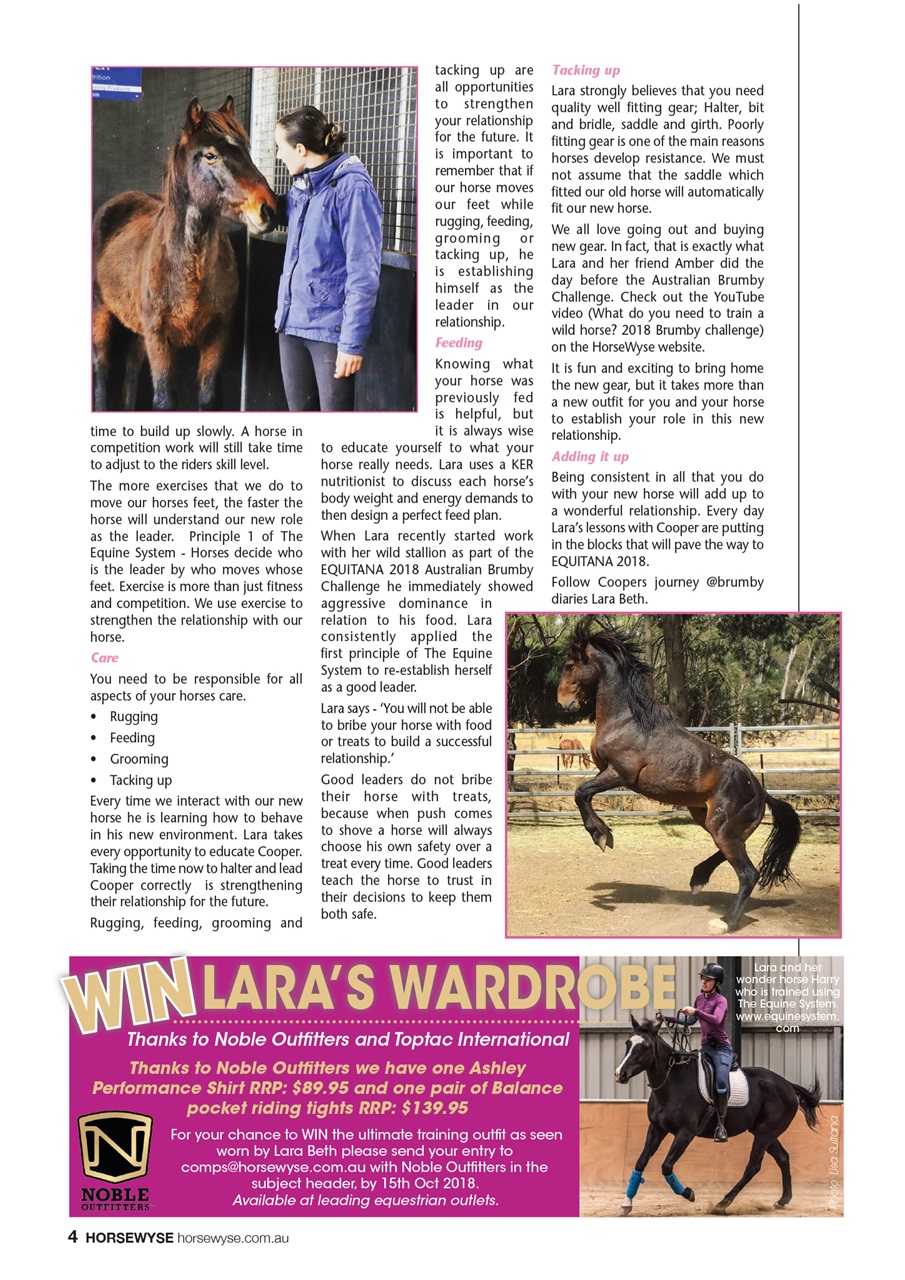 HorseWyse Magazine Preview Pages