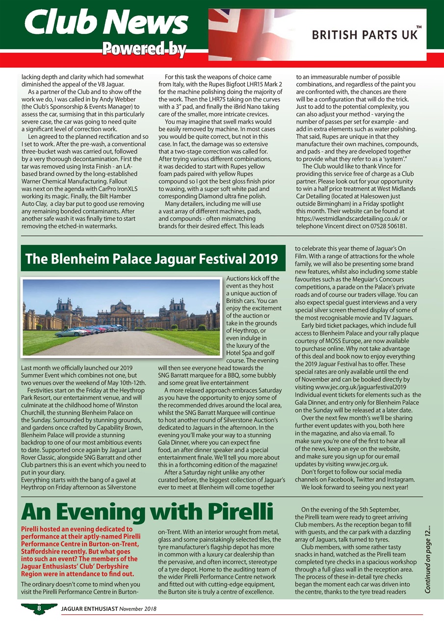 Jaguar Enthusiast Preview Pages