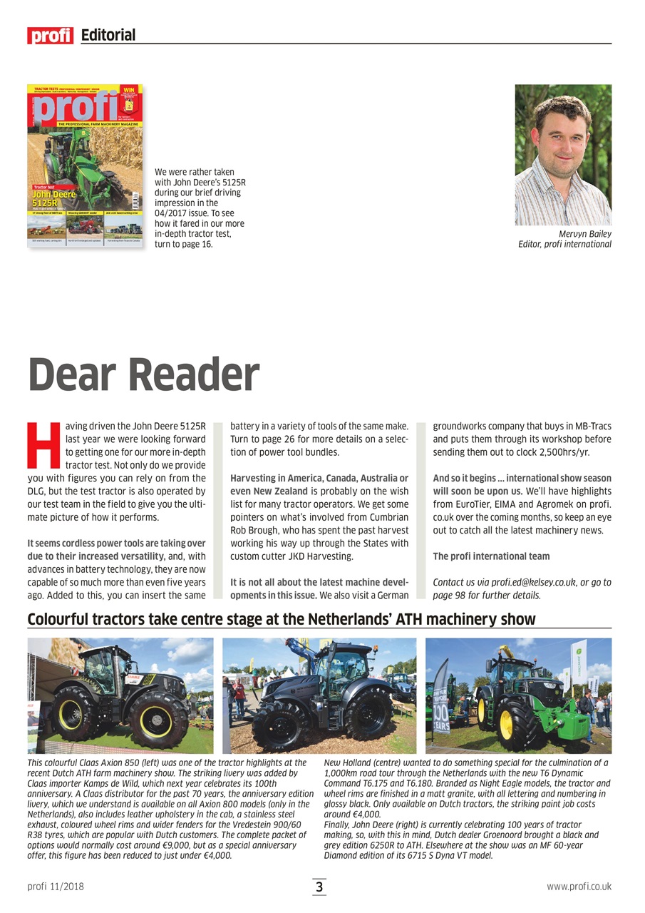 Profi International Preview Pages