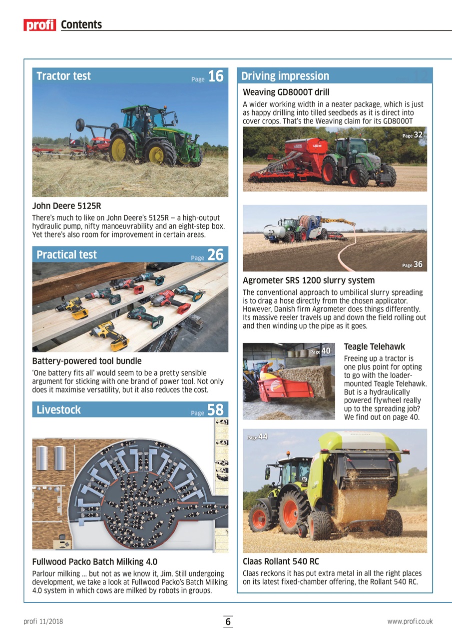 Profi International Preview Pages