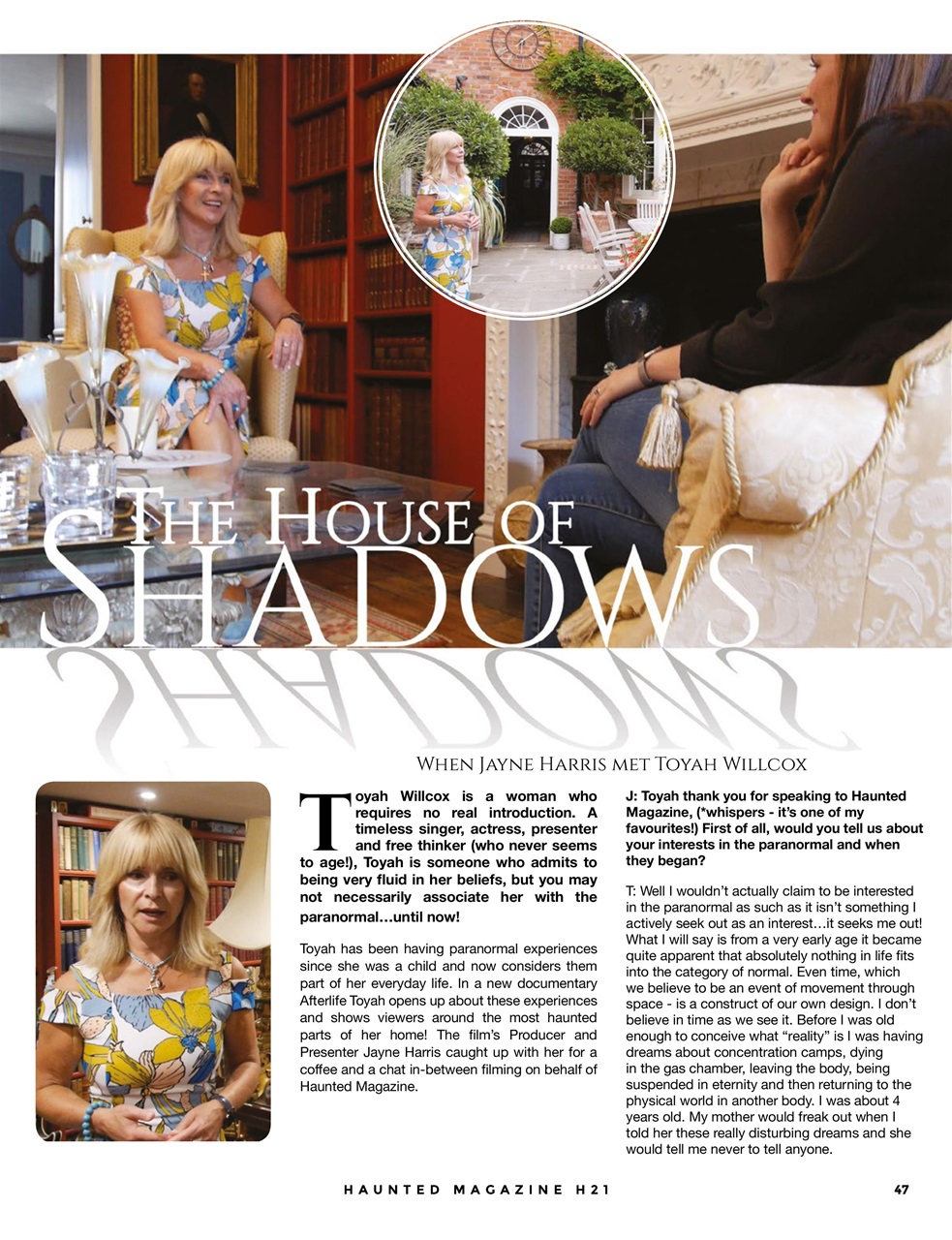 Haunted Magazine Preview Pages