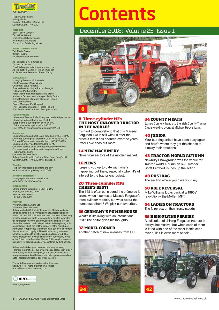 Tractor & Machinery Preview Pages