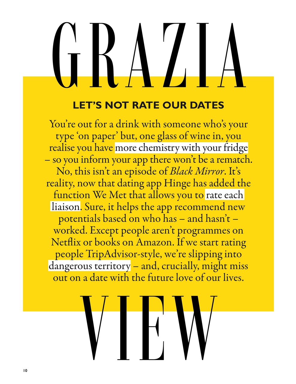 Grazia Preview Pages