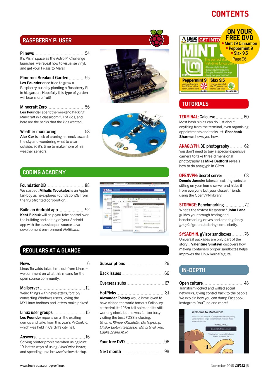 Linux Format Preview Pages