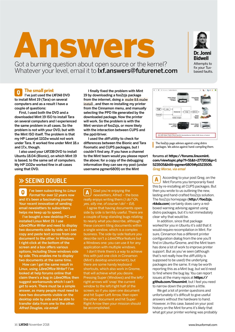 Linux Format Preview Pages