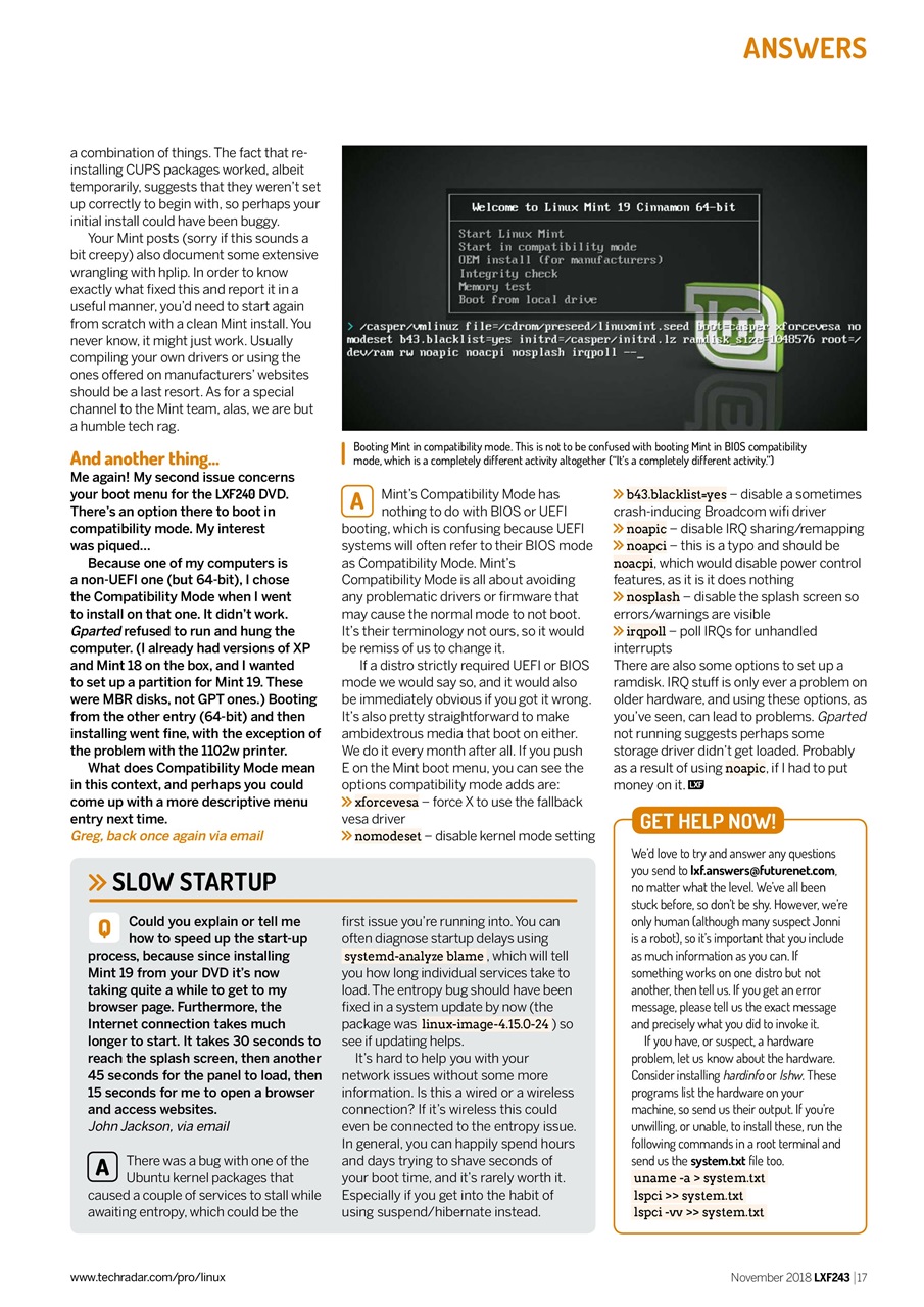 Linux Format Preview Pages