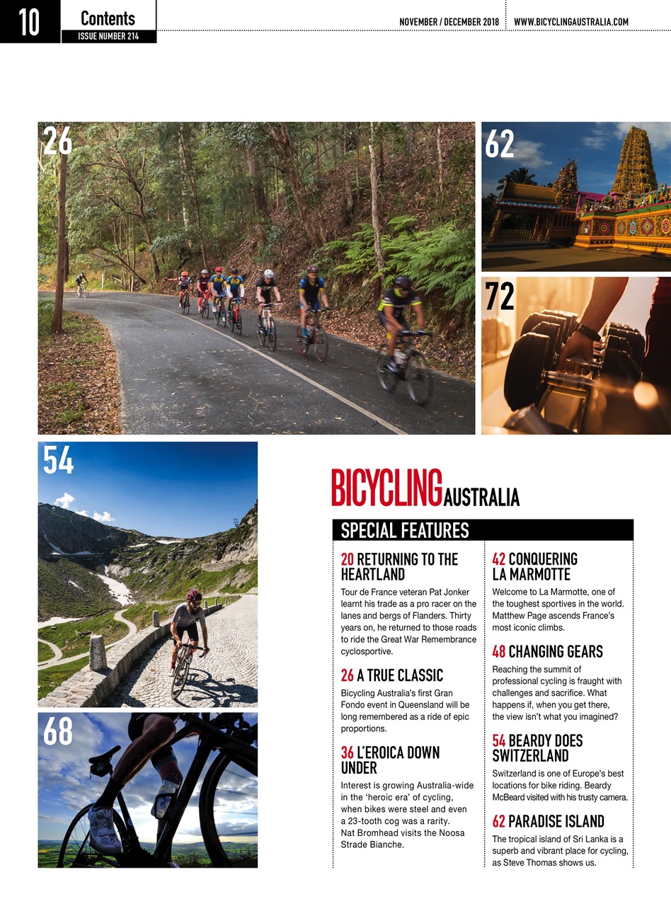 Bicycling Australia Preview Pages