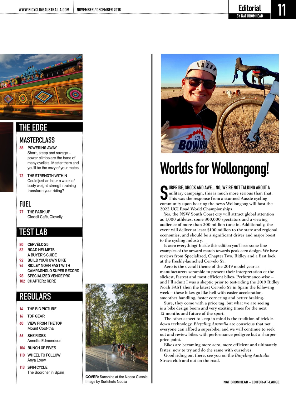 Bicycling Australia Preview Pages
