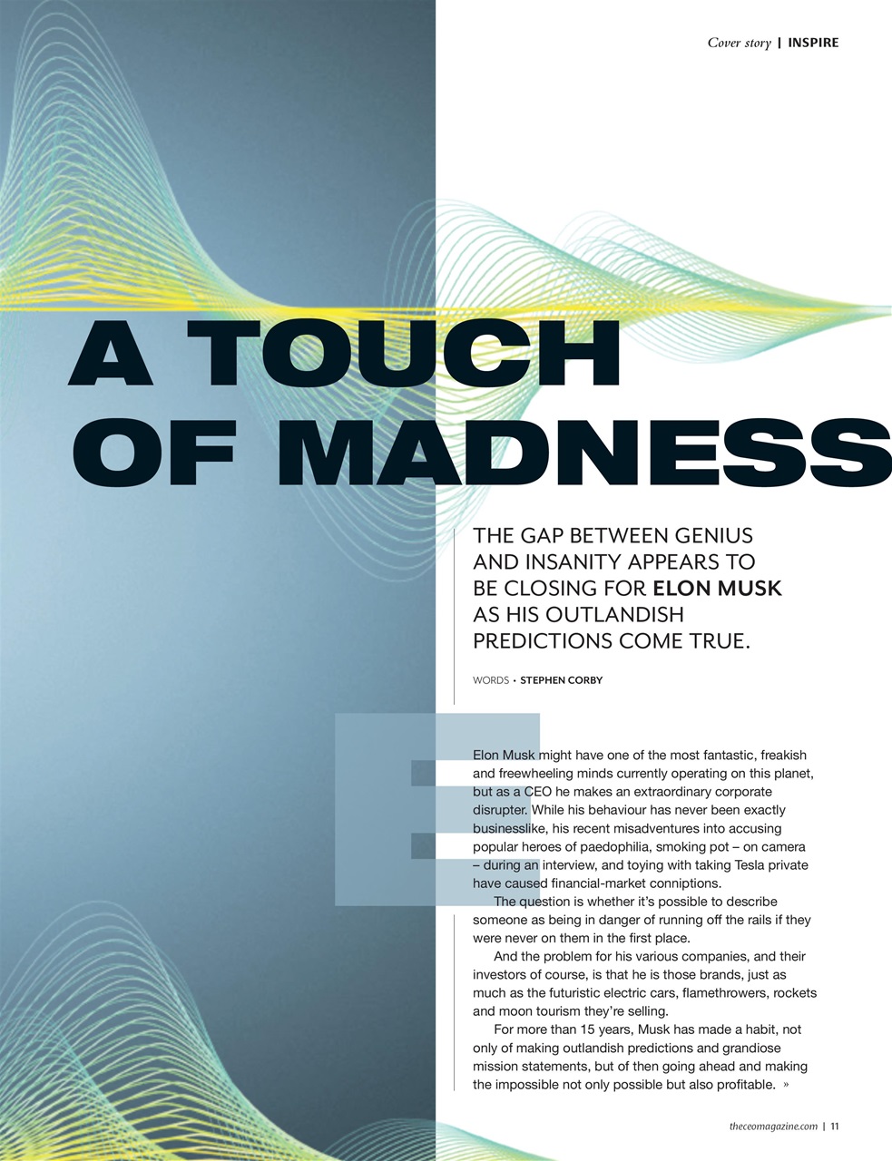 The CEO Magazine EMEA Preview Pages