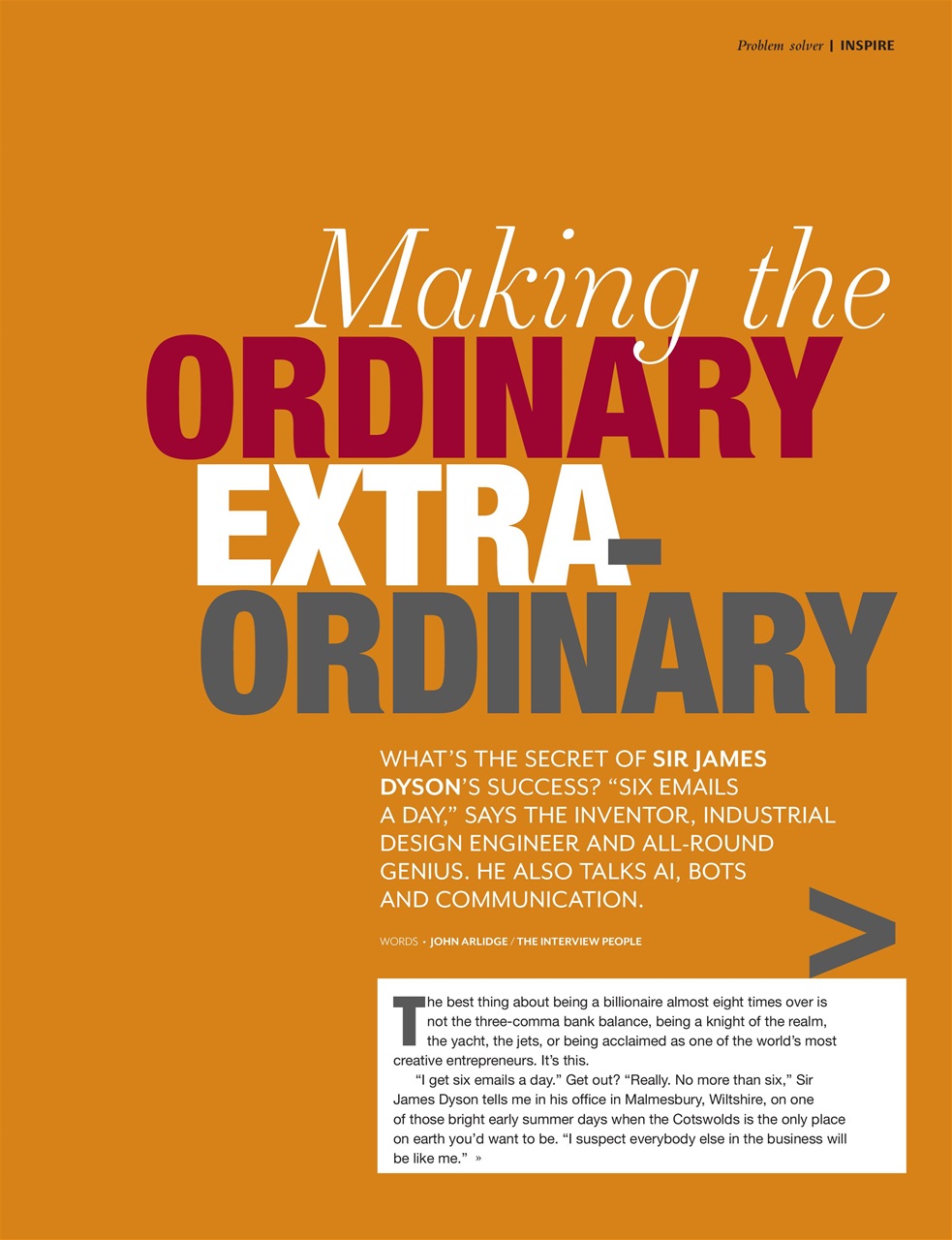 The CEO Magazine EMEA Preview Pages