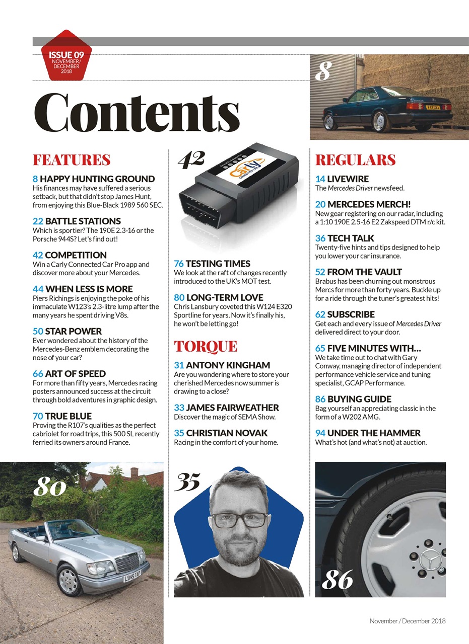 Mercedes Driver Magazine Preview Pages