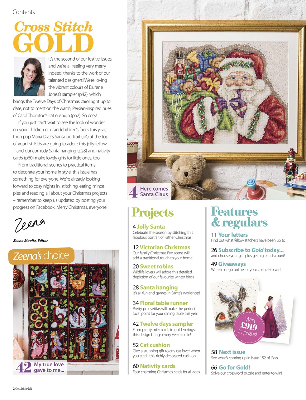 Cross Stitch Gold Preview Pages