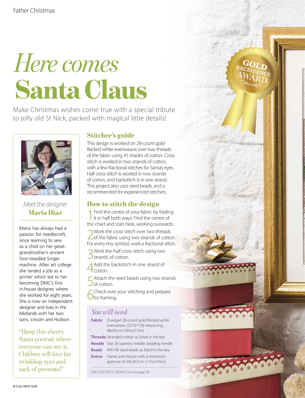 Cross Stitch Gold Preview Pages
