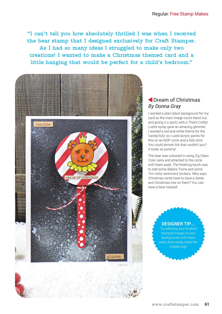 Craft Stamper Preview Pages