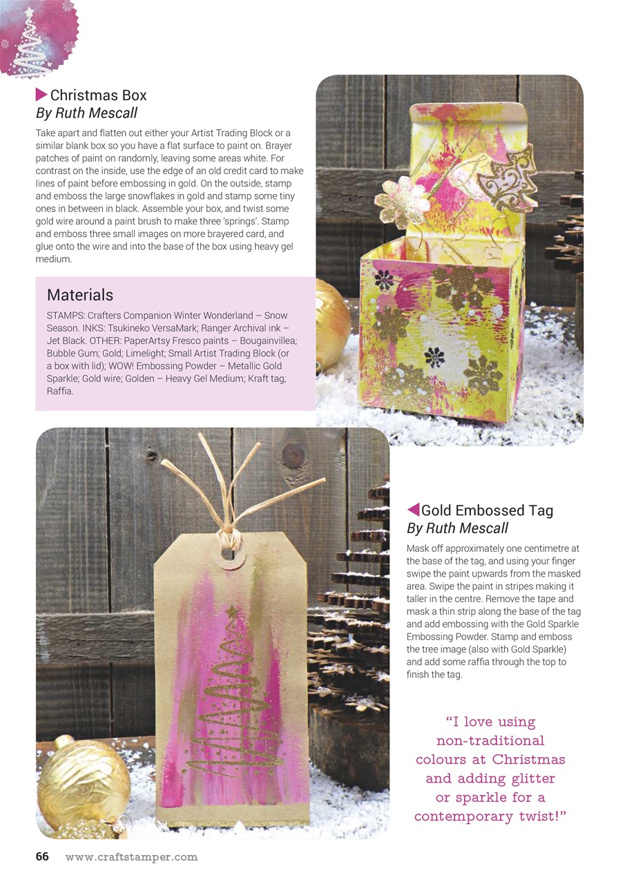 Craft Stamper Preview Pages