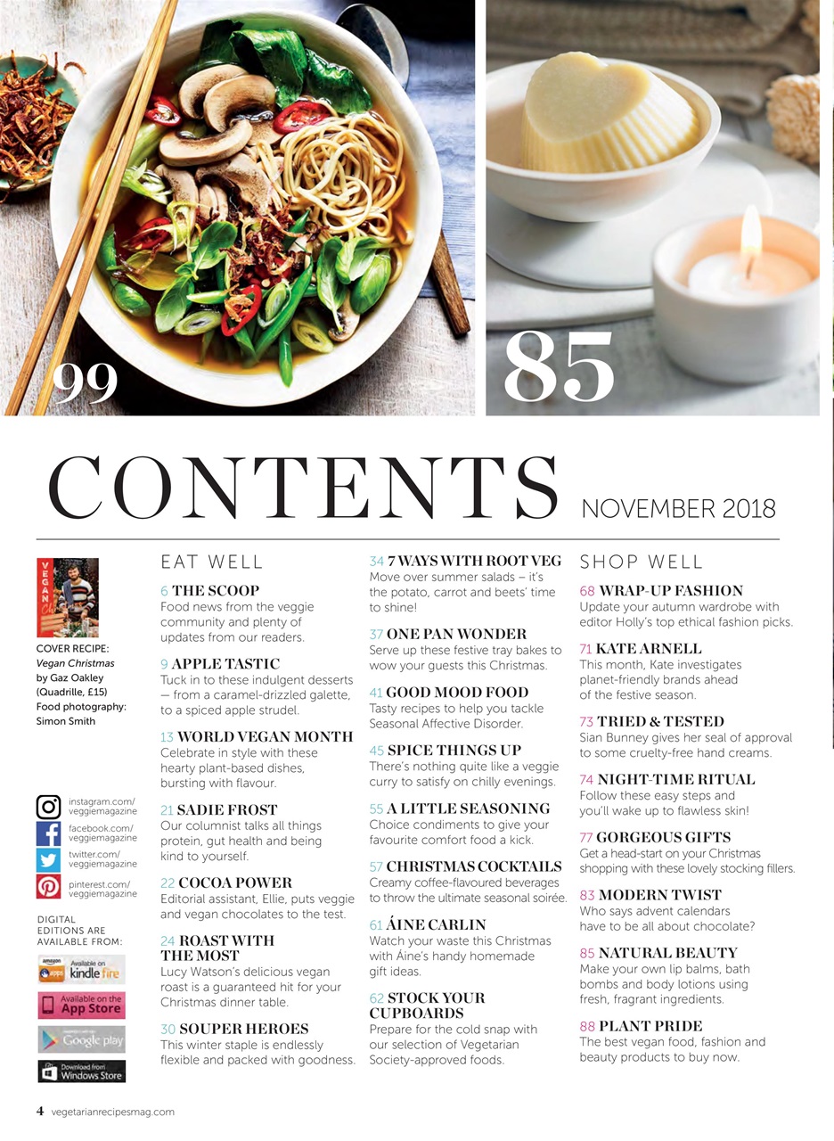 Veggie Magazine Preview Pages