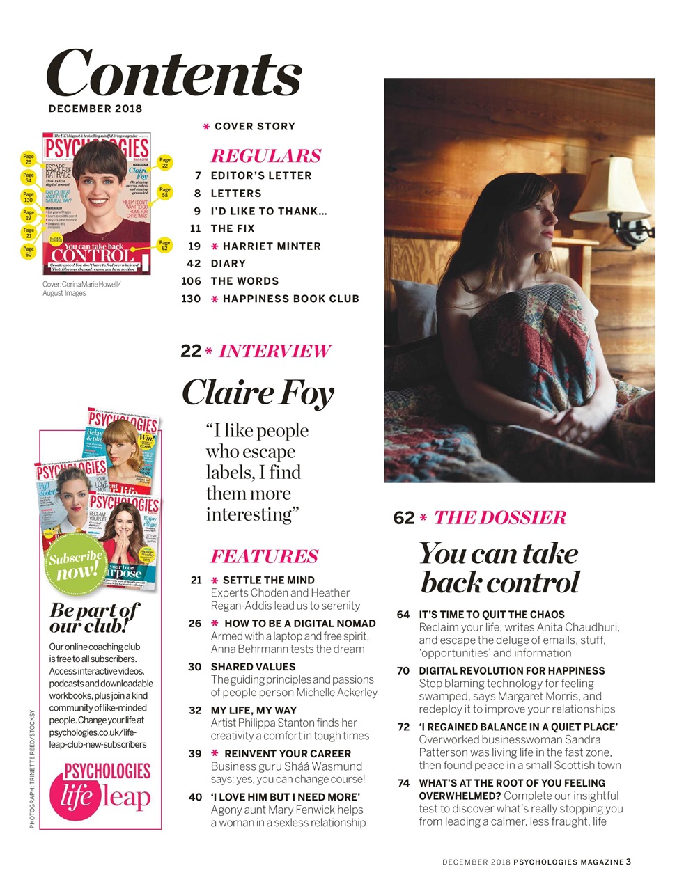 Psychologies Preview Pages