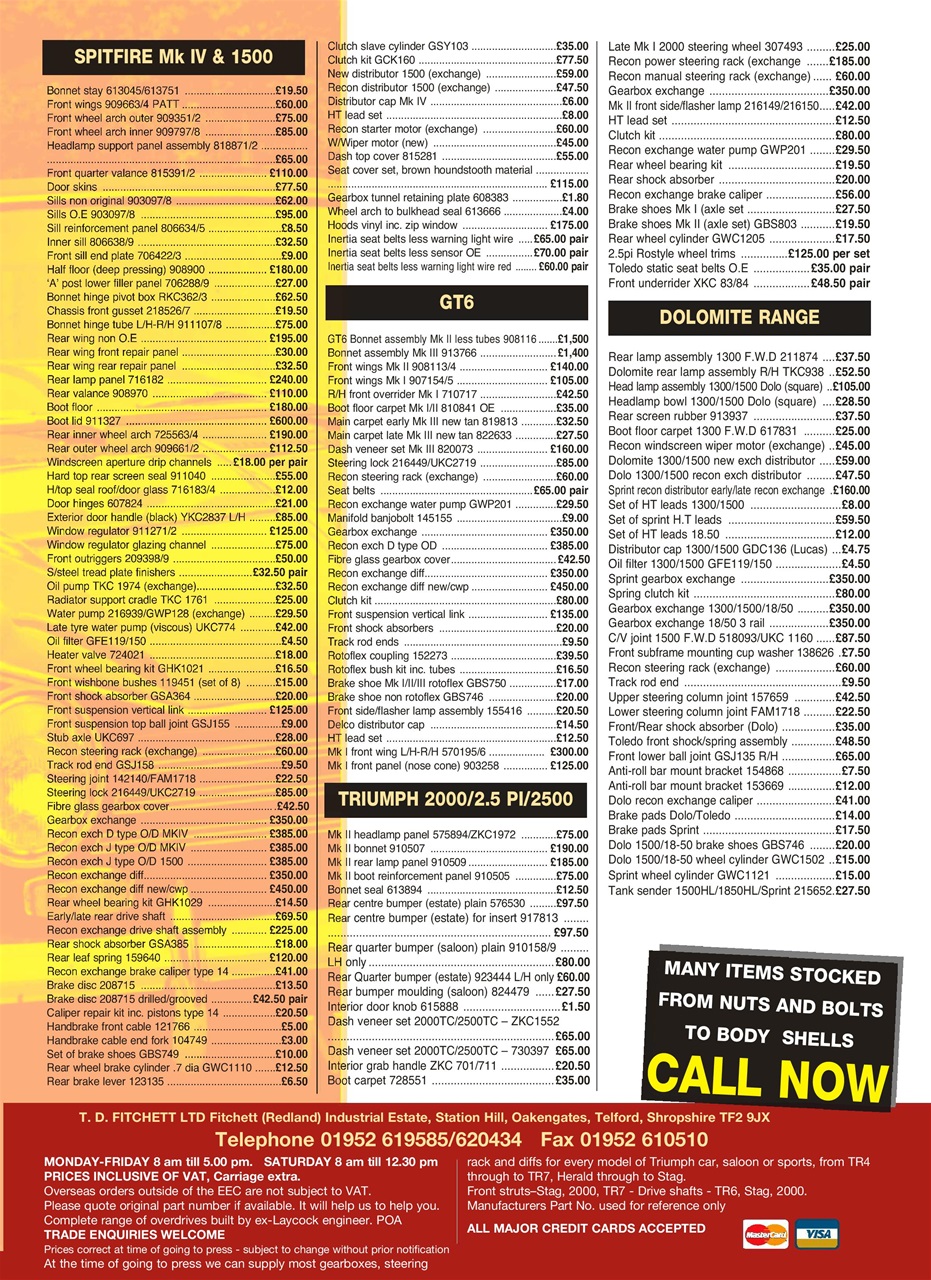 Triumph World Preview Pages