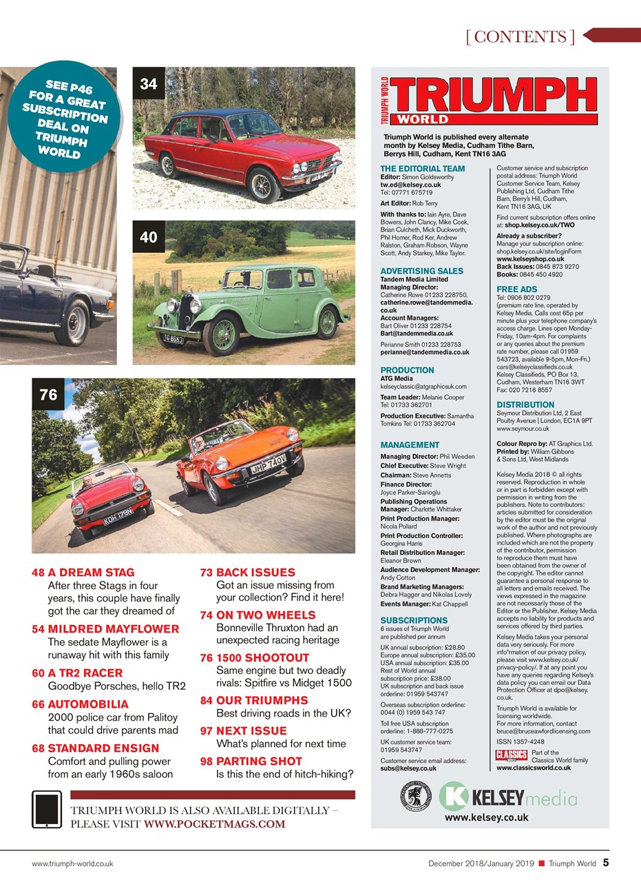 Triumph World Preview Pages