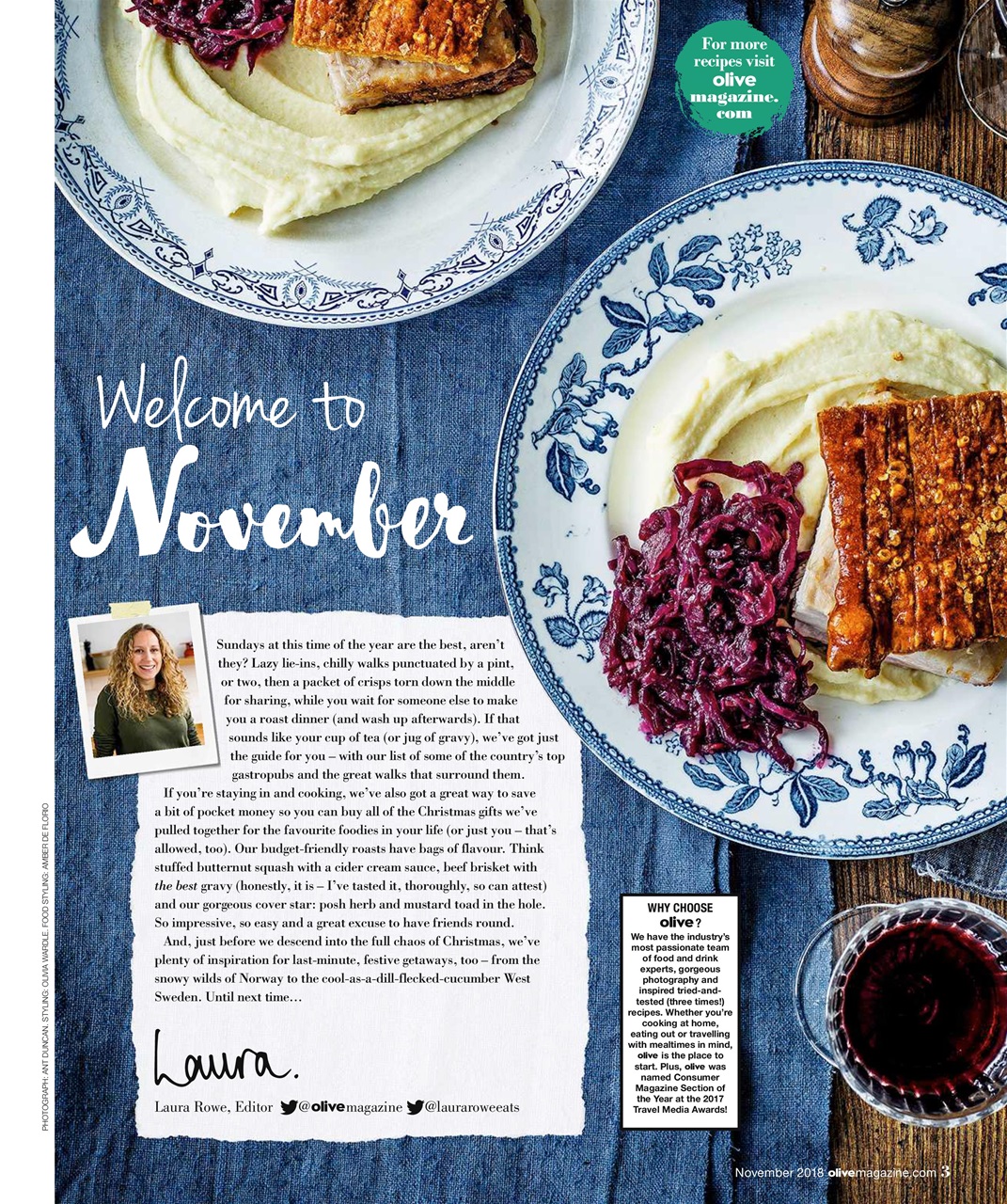 Olive Magazine Preview Pages