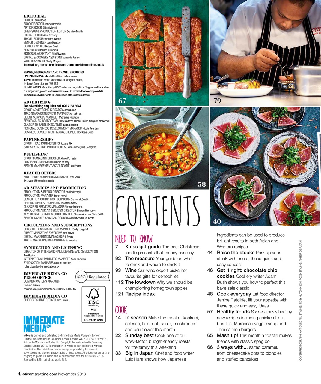 Olive Magazine Preview Pages