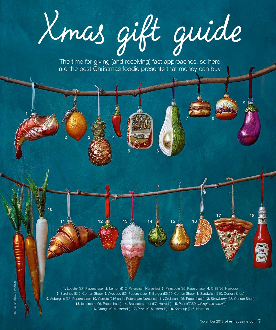 Olive Magazine Preview Pages