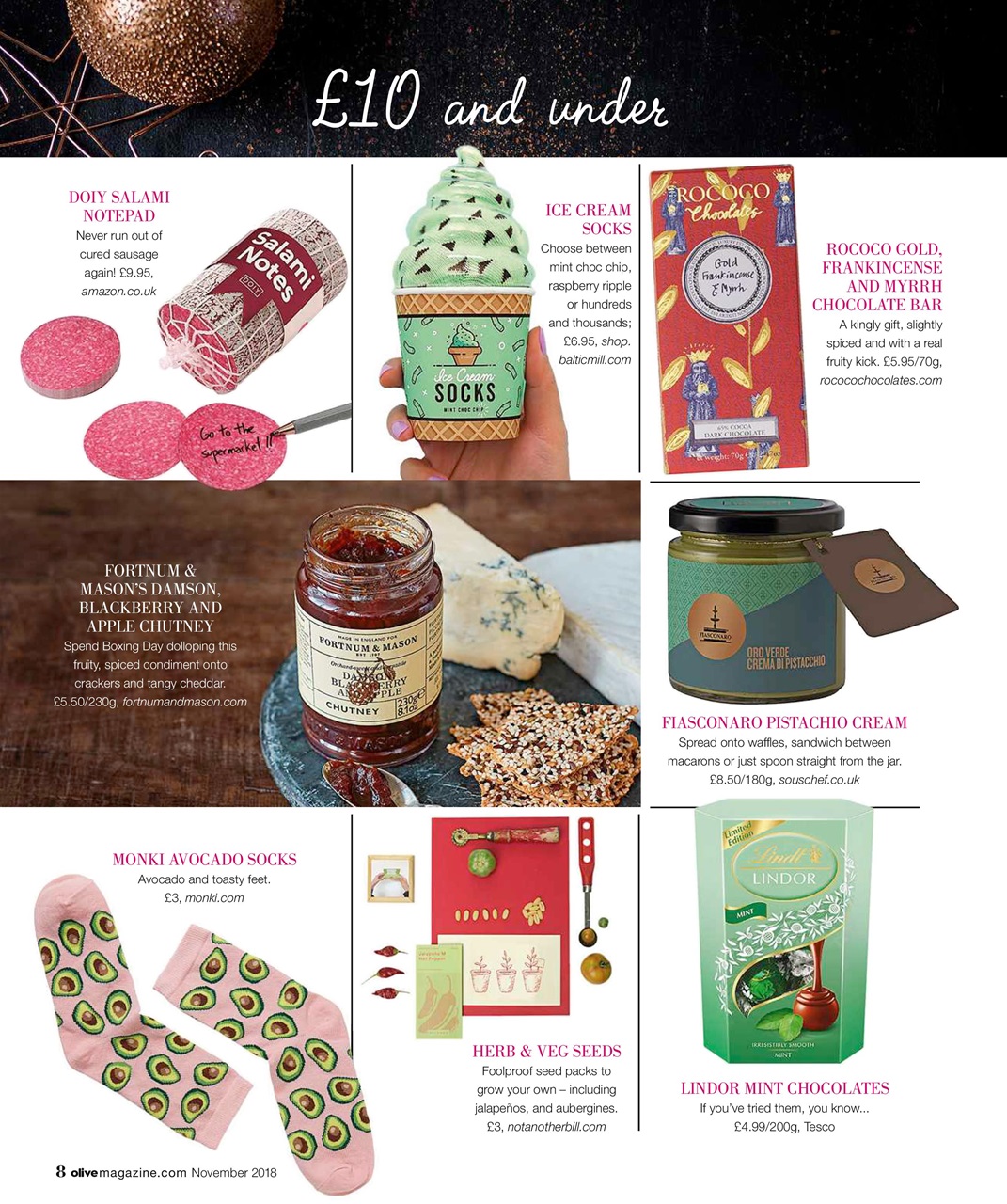 Olive Magazine Preview Pages