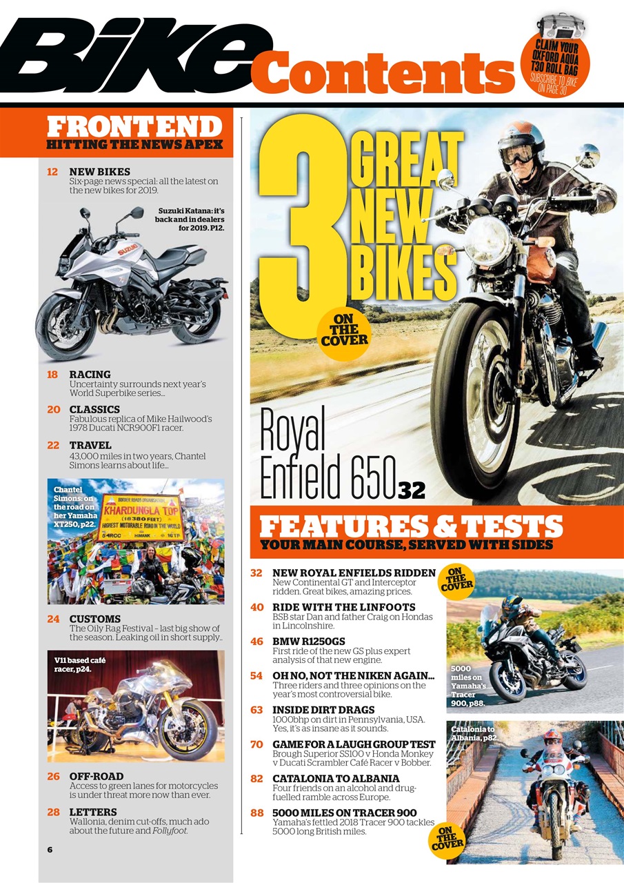 Bike Preview Pages
