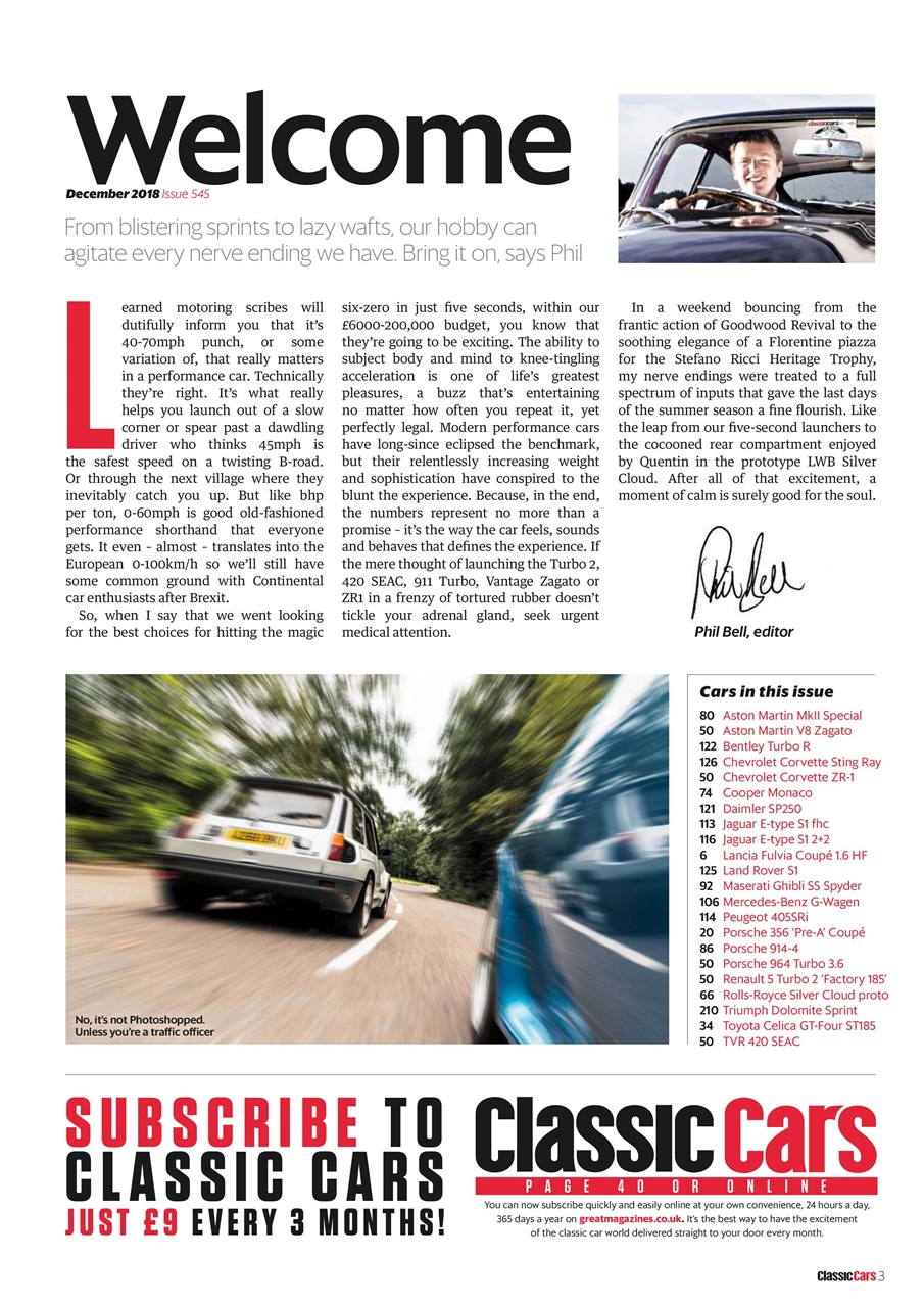Classic Cars Preview Pages
