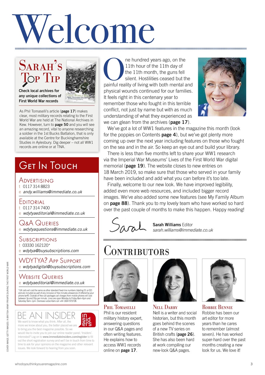 Who Do You Think You Are? Preview Pages