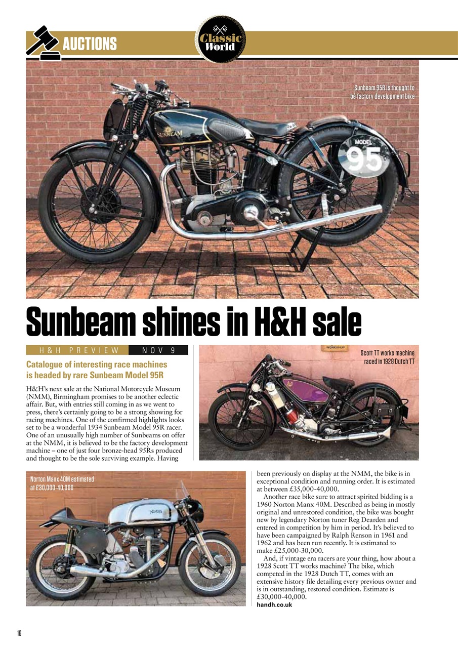 Classic Bike Preview Pages
