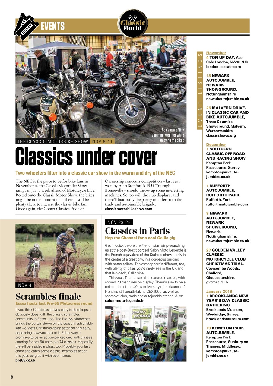 Classic Bike Preview Pages