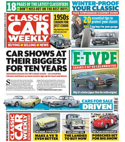 Classic Car Weekly issue 24th October 2018