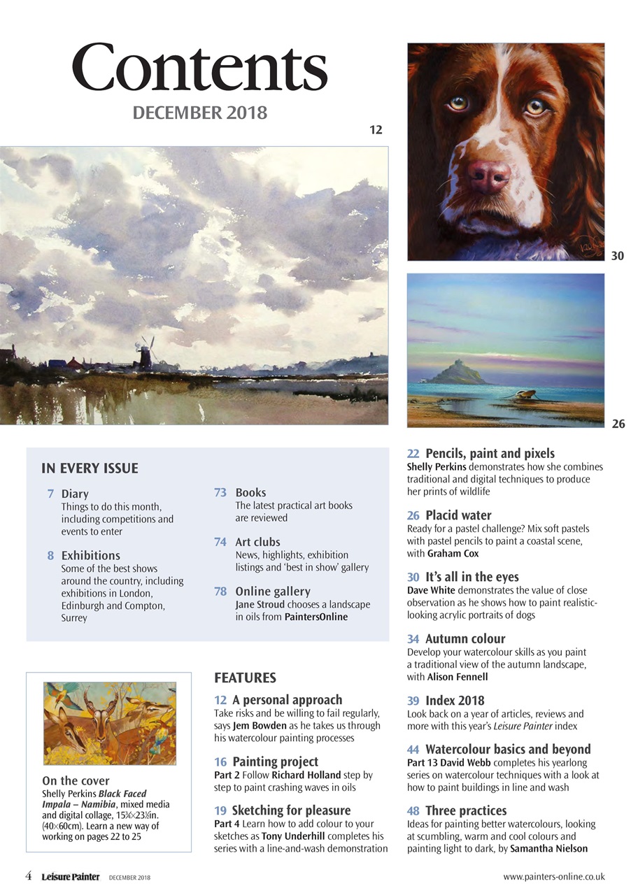 Leisure Painter & The Artist Preview Pages