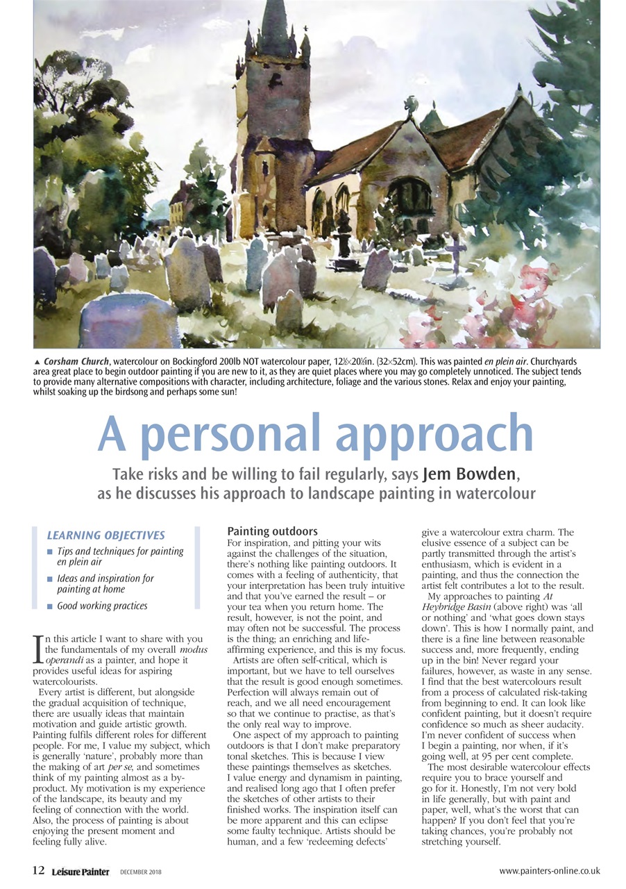 Leisure Painter & The Artist Preview Pages