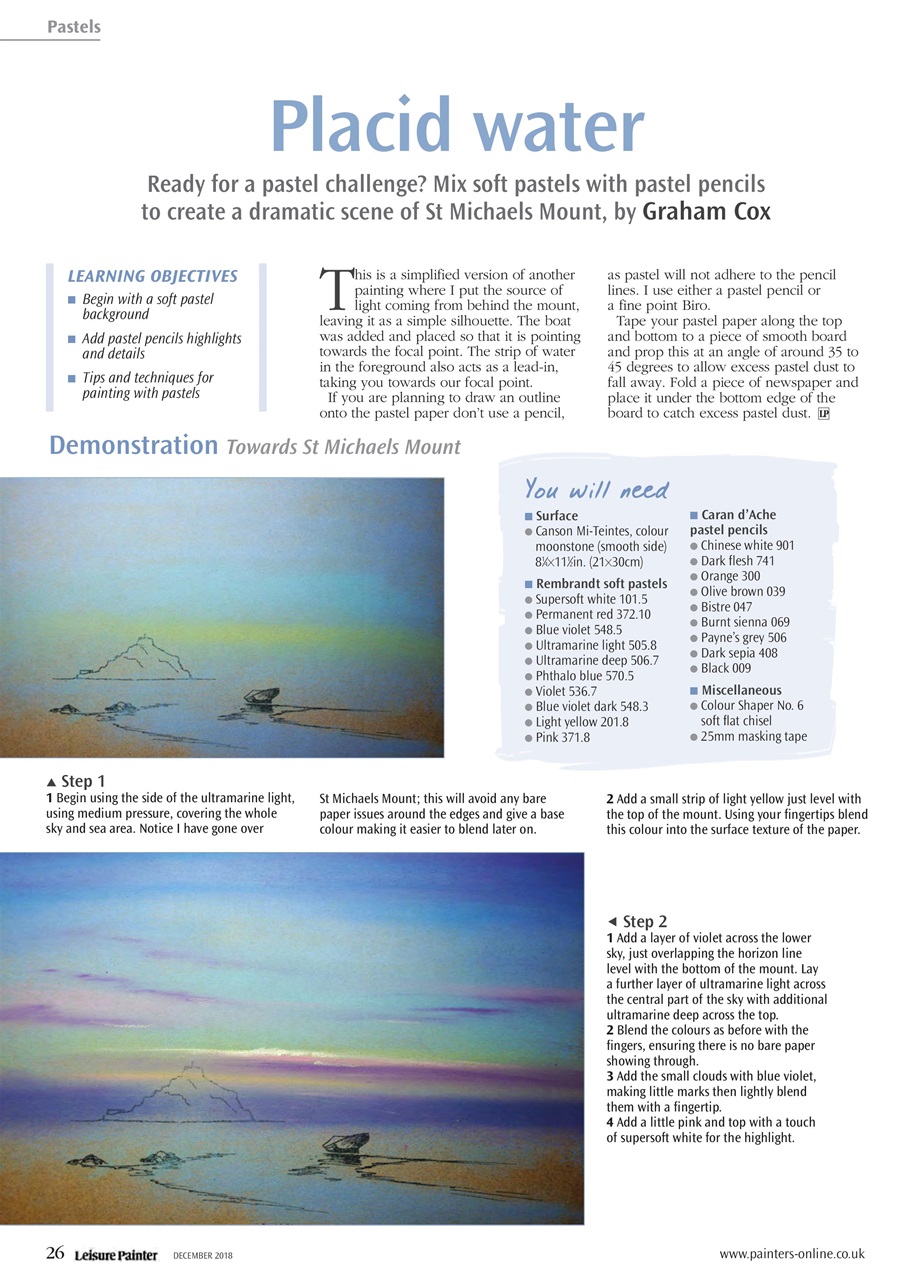 Leisure Painter & The Artist Preview Pages