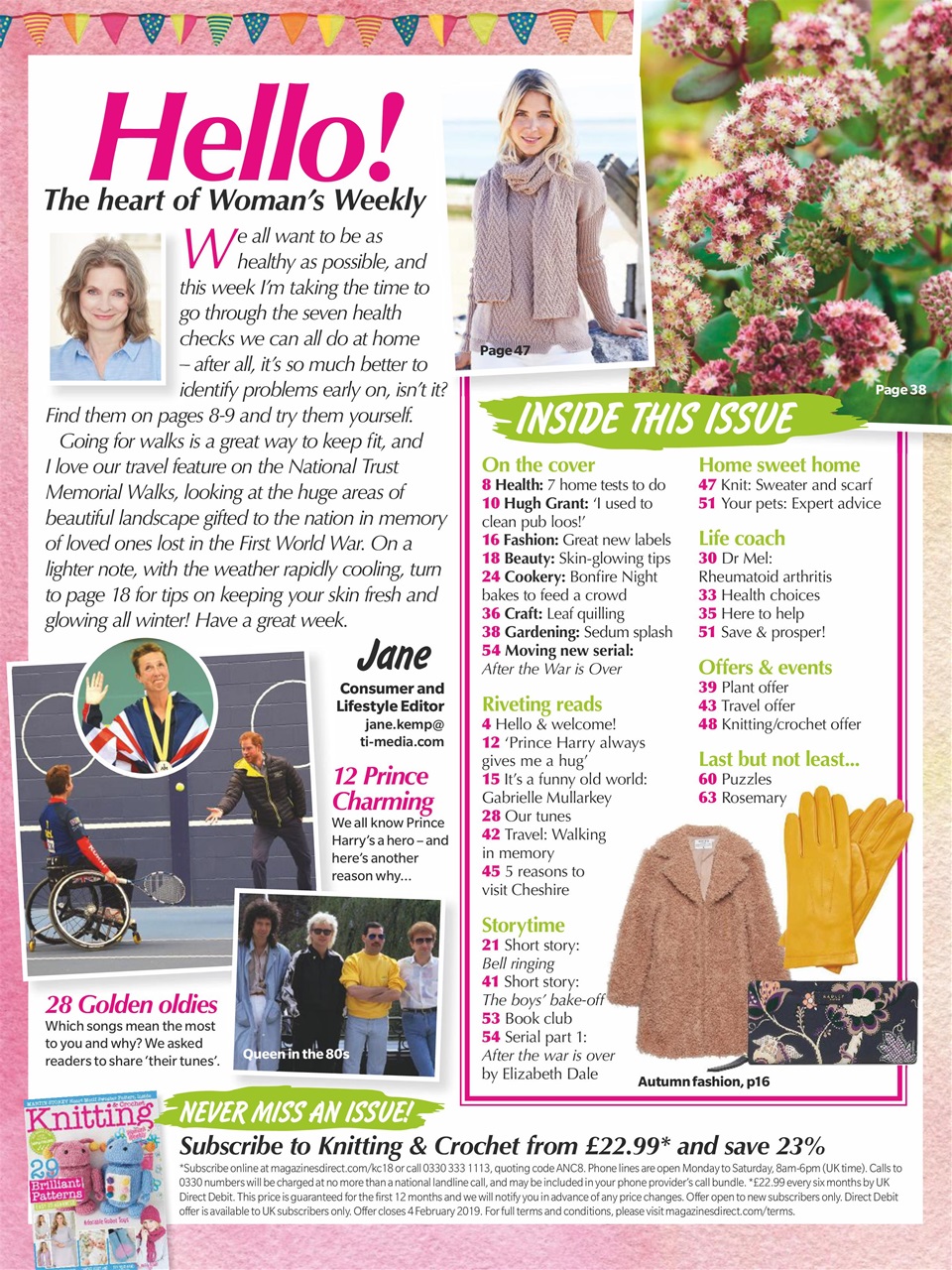 Woman's Weekly Preview Pages