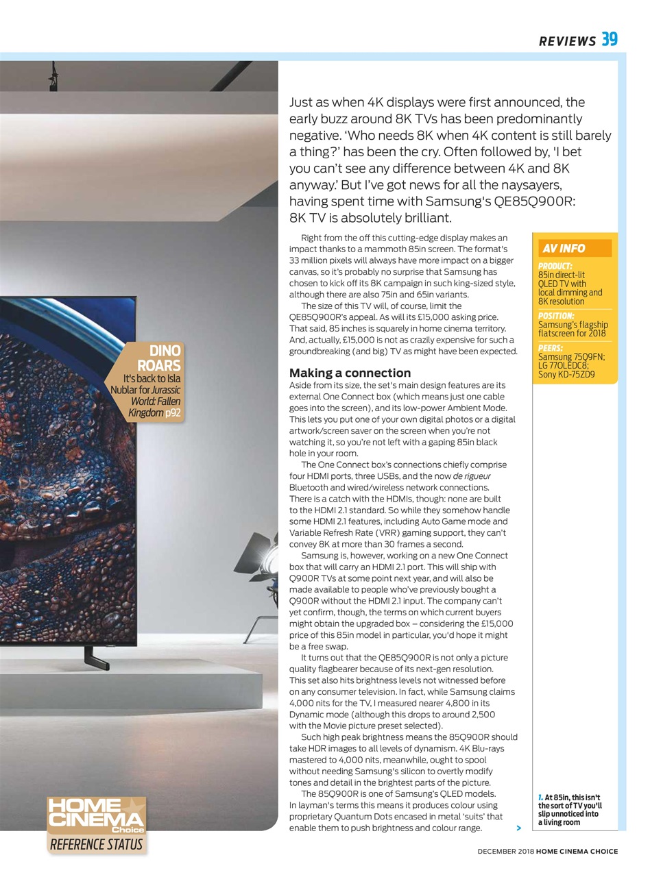 Home Cinema Choice Preview Pages