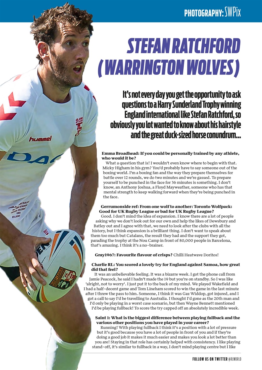 Rugby League World Preview Pages