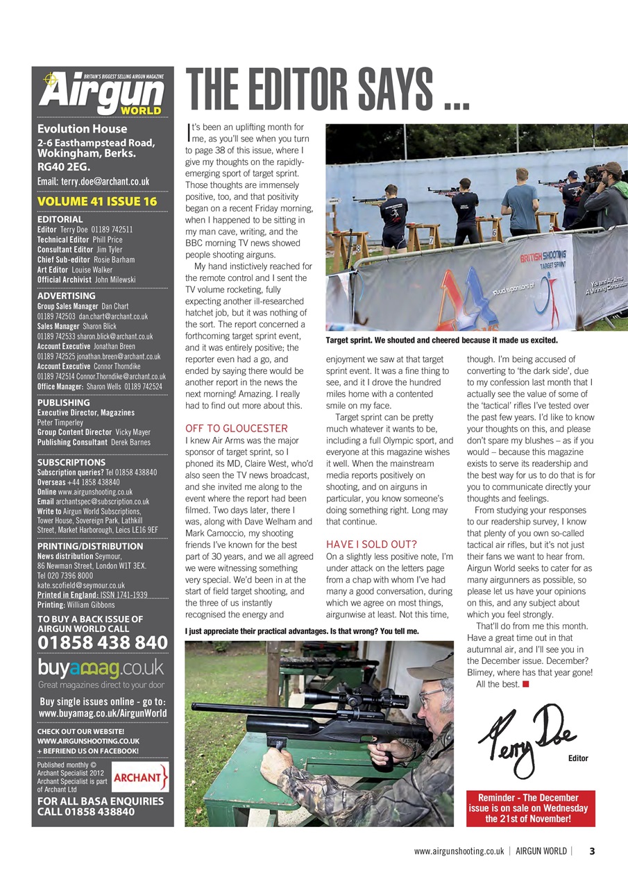Airgun World Preview Pages