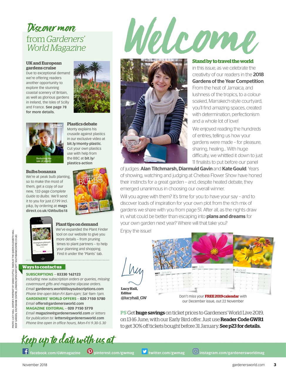 BBC Gardeners’ World Magazine Preview Pages