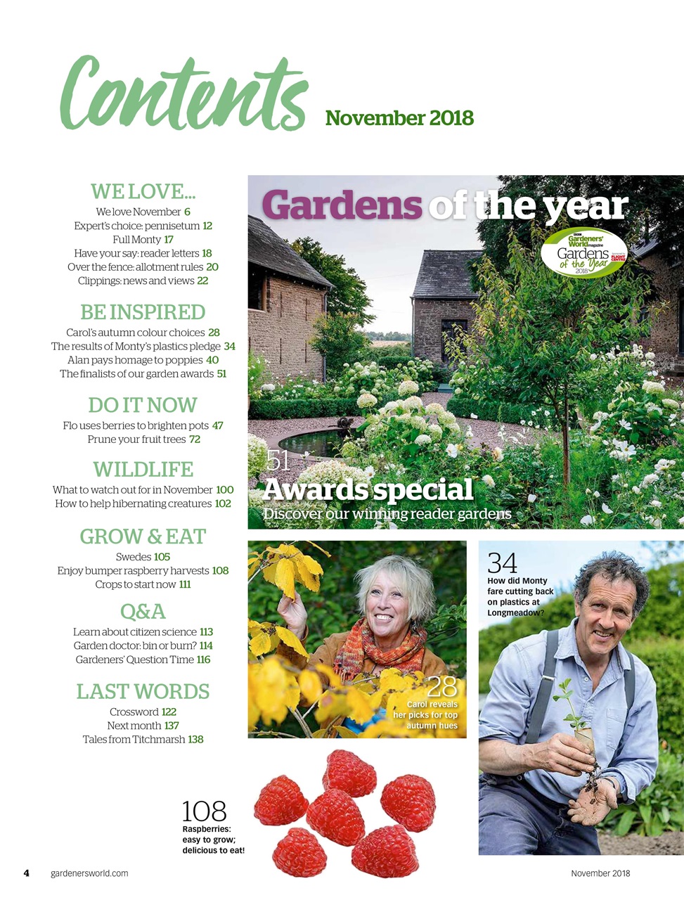 BBC Gardeners’ World Magazine Preview Pages