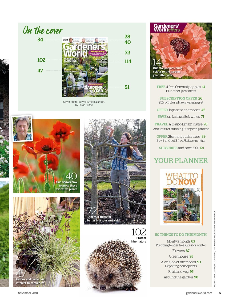 BBC Gardeners’ World Magazine Preview Pages