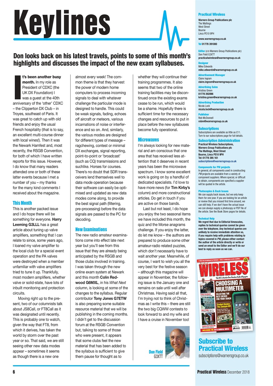 Practical Wireless Preview Pages