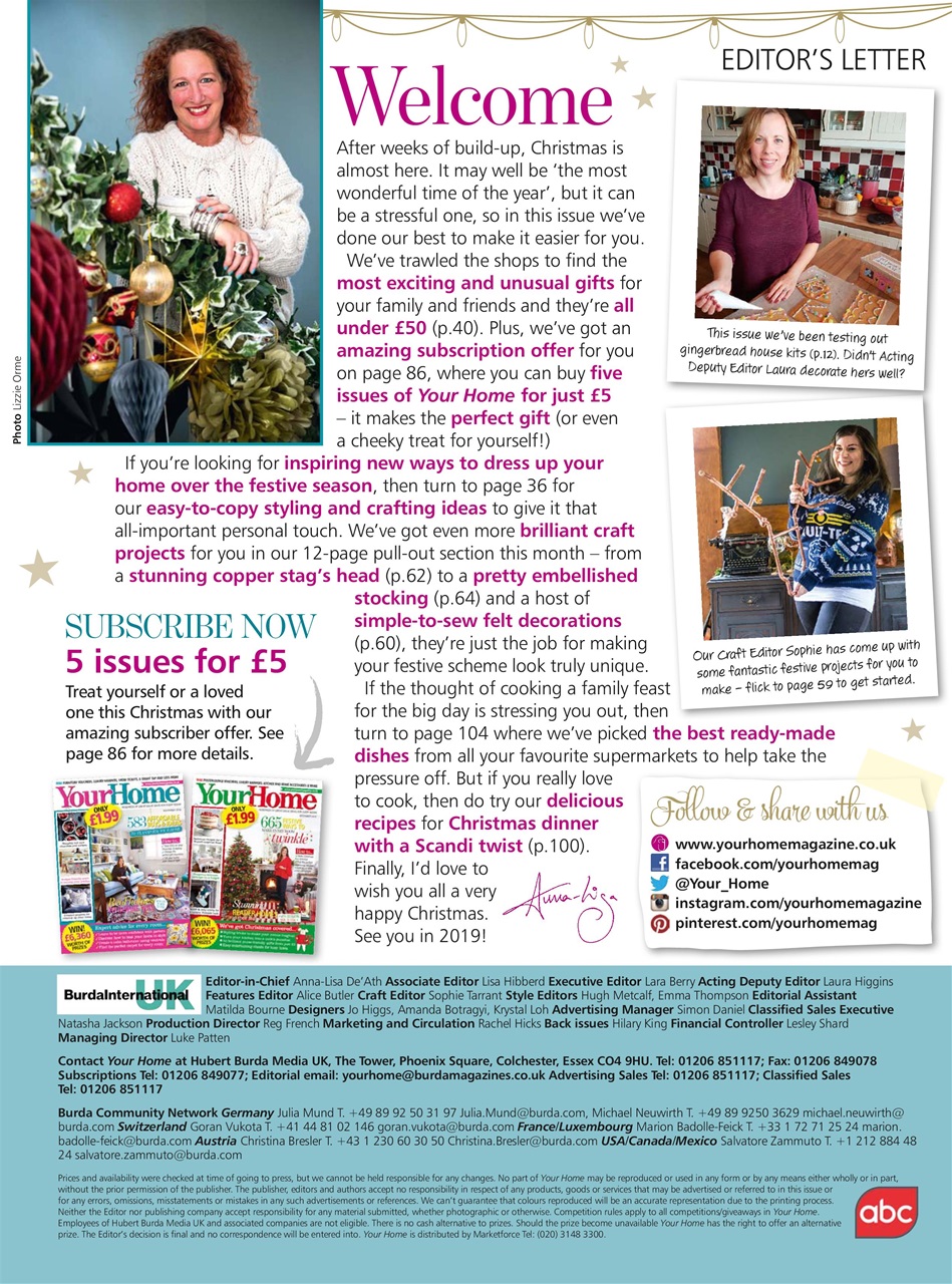 Your Home Magazine Preview Pages